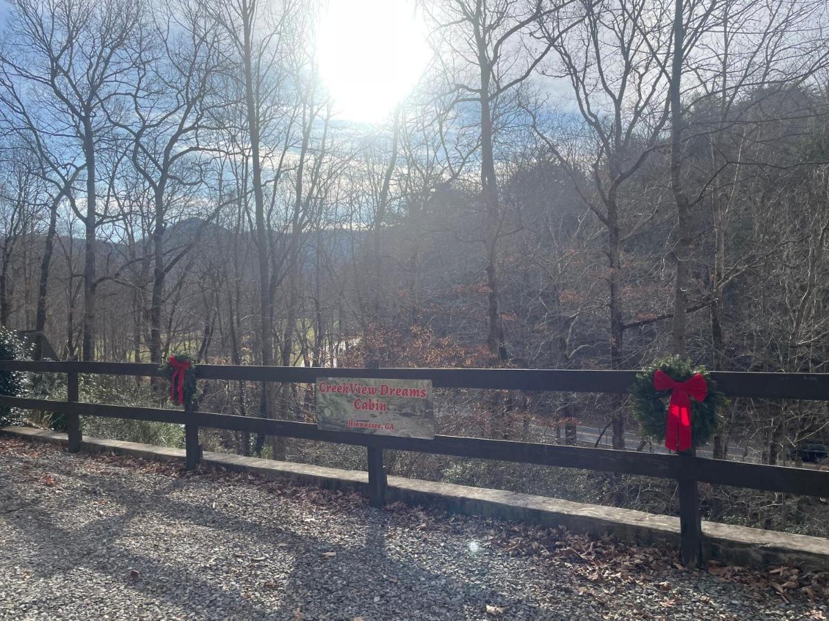 Cozy Creekfront Family Cabin-Pet Friendly -Gamerm-Hot Tub Hiawassee Exterior foto