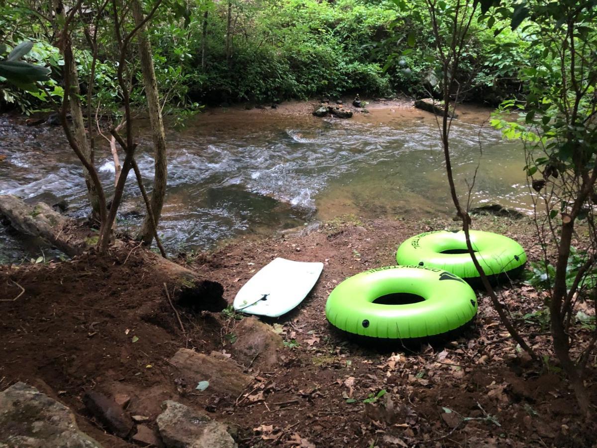 Cozy Creekfront Family Cabin-Pet Friendly -Gamerm-Hot Tub Hiawassee Exterior foto