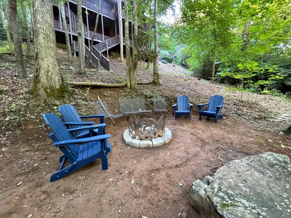 Cozy Creekfront Family Cabin-Pet Friendly -Gamerm-Hot Tub Hiawassee Exterior foto
